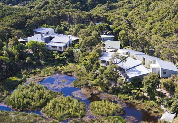 From $299 for Two Nights in a Unique Eco Lodge in the Abel Tasman for Two People incl. Daily Breakfast - Room Upgrade & Family Options Available (value up to $692)