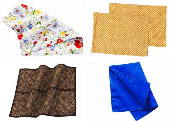 Pair of Cotton Table Placemats - Four Options Available