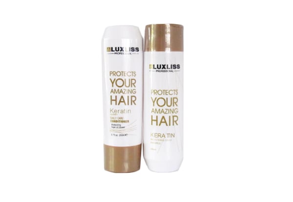 $25 for a Keratin Smoothing Shampoo & Conditioner Set