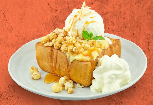 Flavoursome Baked Honey Brioche - Six-Toppings to Choose from incl. Savoury or Sweet Options