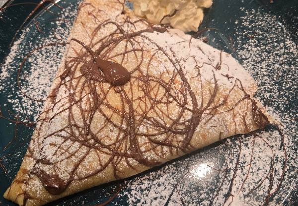 Two Lemon Sugar Crepes or Nutella Crepes for Two People - Valid at The Colombo Location