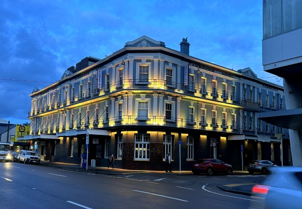 One-Night Central Wellington Stay for Two in a Super King Room incl. Late Check-Out, WIFI and $50 Food & Beverage Voucher - Option for Two-Night Stay with $100 Food & Beverage Voucher -  Valid till the 25th of September 2024