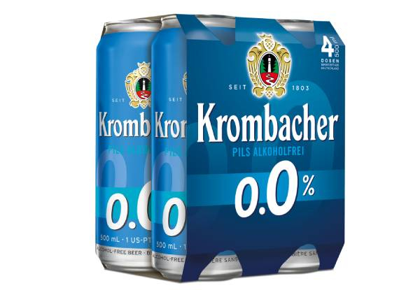 Six-Pack Beer Pilsner Krombacher 0% Can 500ml
