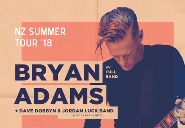 Ticket to Bryan Adams on the 2nd of January at Matakana Country Park - GA, VIP & Family Pass Tickets Available (Booking & Service Fees Apply)