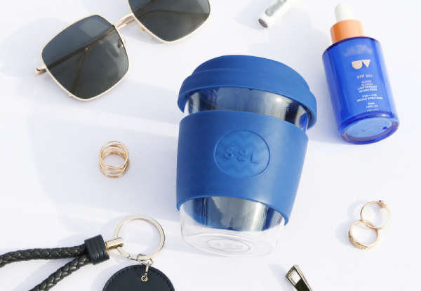 SoL Reusable 100% Plastic Free Coffee Cup 236ml - 13 Styles Available