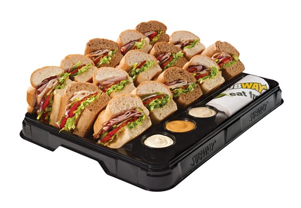 Catering Bundle: One Sandwich Platter or Wrap Platter, 12 Cookies & $10 Voucher – Options for up to Six Platters Available – Only at Participating Christchurch Locations