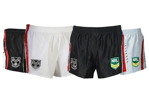 NRL ISC Warriors Shorts - Four Styles Available