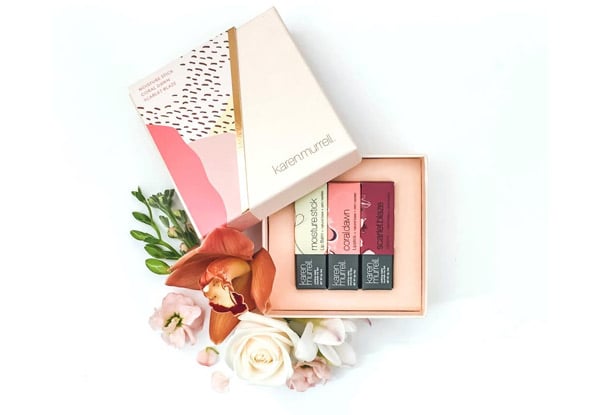 Karen Murrell Three-Piece Lip Gift Set (elsewhere $80)
