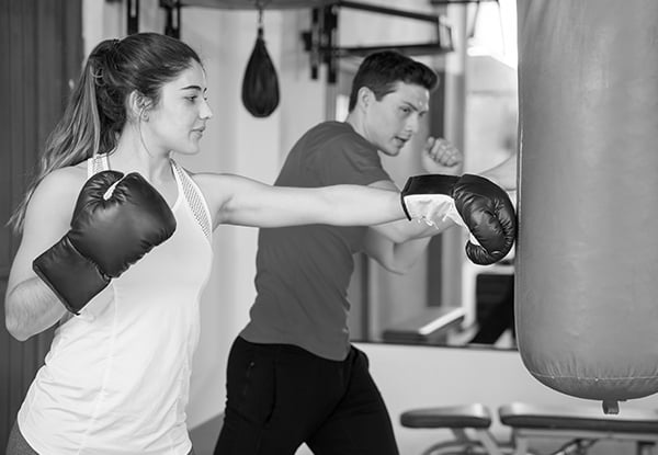 From $49 for One Month of Unlimited Fitness & Boxing Classes, or $119 for the "Fight like a Girl" Package with Olympian Boxer Alexis Pritchard, or "Learn to Box" Package with Boxing Coach of Olympians, Cameron Todd (value up to $220)