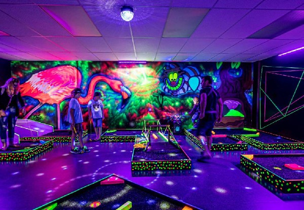18 Holes of Mini Golf at Alice in Putterland - Options for up to Four Adults or Kids