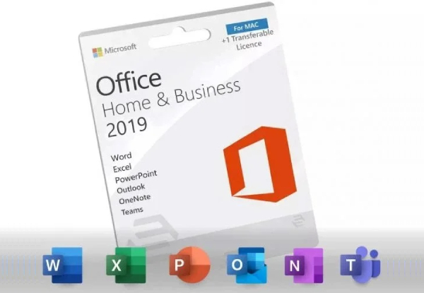 MacOS Microsoft Office Home & Business Software Licence - Options for 2019 or 2021
