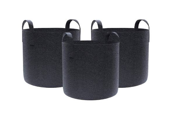 Three-Piece Garden Plant Fabric Grow Bags - Available in Four Sizes