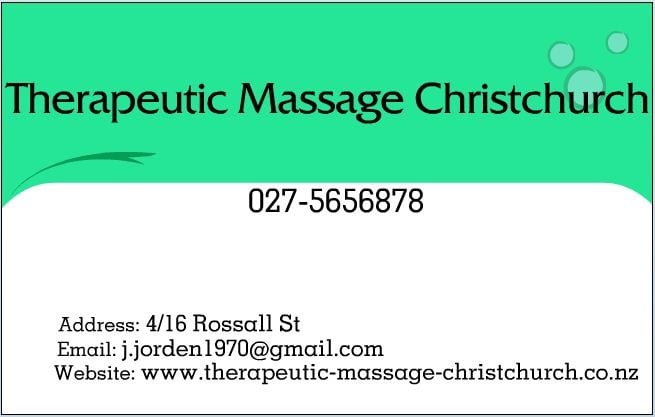 Therapeutic Massage Christchurch