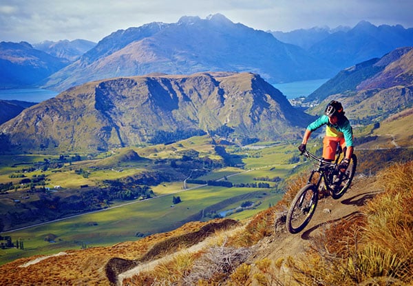 Per Person Seven-Day South Island Dirt Seeker MTB Tour incl. Accomodation, Expert Guides, Breakfasts, an Amazing Three-Course Dinner at the Luxurious Ohau Ski Lodge & More