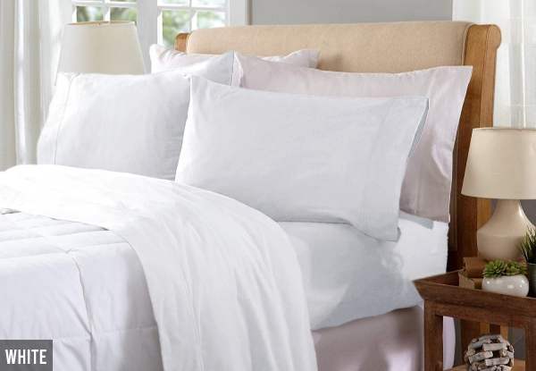 Ramesses Egyptian Flannelette Sheet Set - Six Colours & Seven Sizes Available