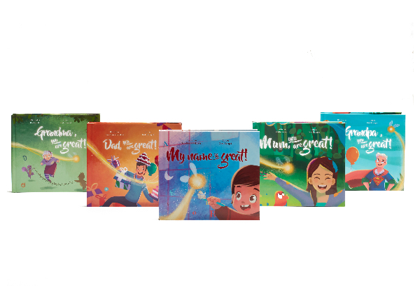 The Story of My Name Personalised Book - Option for up to Five Books Available - Additional Delivery Charges Apply