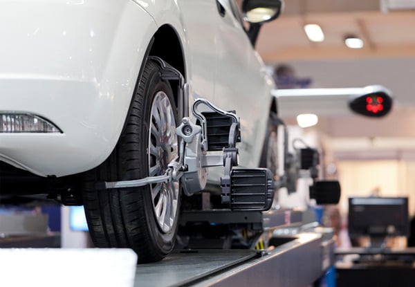 Wheel Alignment & Shock Absorber Test Incl. Front Wheel Balance & Pressure Check