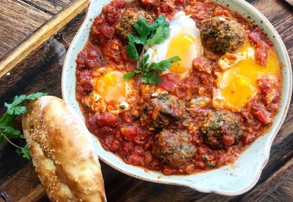 $50 Food & Drinks Brunch & Lunch Voucher for Two