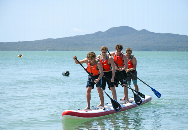 One-Hour Multi-Person Inflatable XL Dragon Stand Up Paddleboarding for Three to Four People