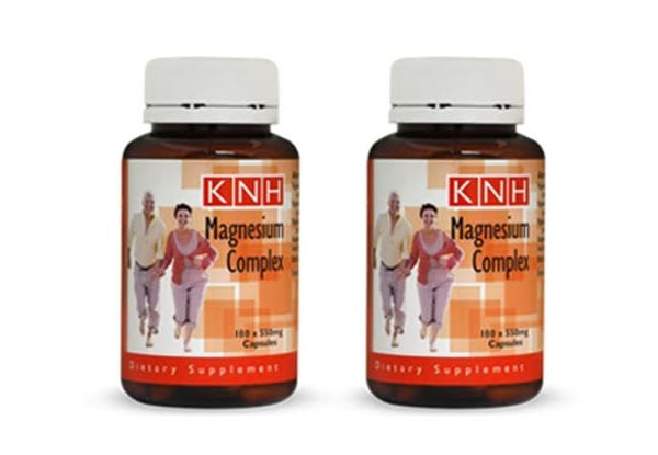 Two-Pack of KNH Magnesium Complex 120 Capsules - Option for Four Pack & 180 Capsules