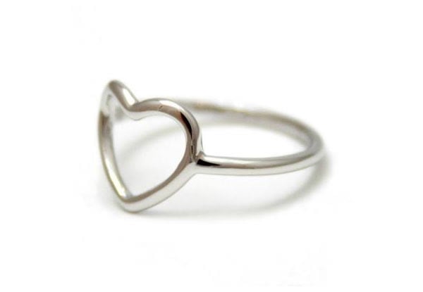$55 for an AGATHA Paris Sterling Silver Philheart Ring – Six Sizes Available (value $106)
