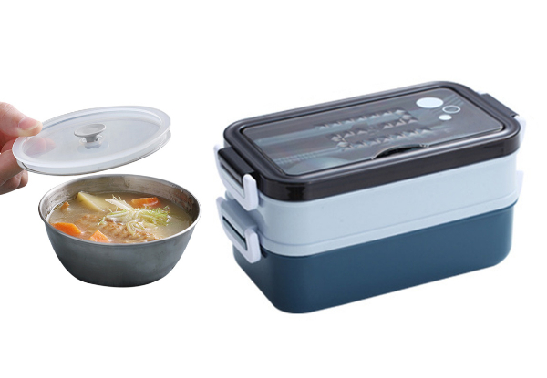 Bento Box Lunch Container - Available in Three Colours