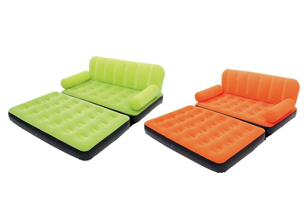 Bestway Multi-Max Air Couch with Sidewinder AC Air Pump - Two Colours Available