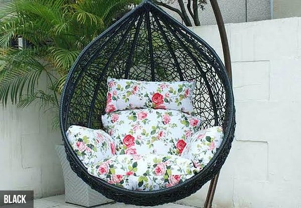 $350 for a European-Inspired Rattan-Look PE Egg Chair – Available in Three Colours