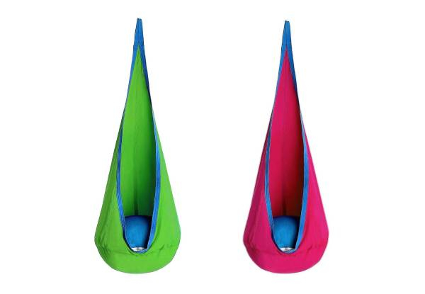 Kids Hanging Pod Hammock - Available in Two Colours