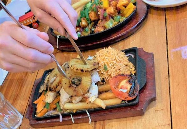 $40 Stunning Sizzler Food Voucher for Two People - Option for up to $160 for Eight People - Available for Dine-In or Takeaway
