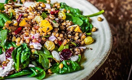 $7 for a Small Salad or $10 for a Medium Salad – Dine in or Takeaway