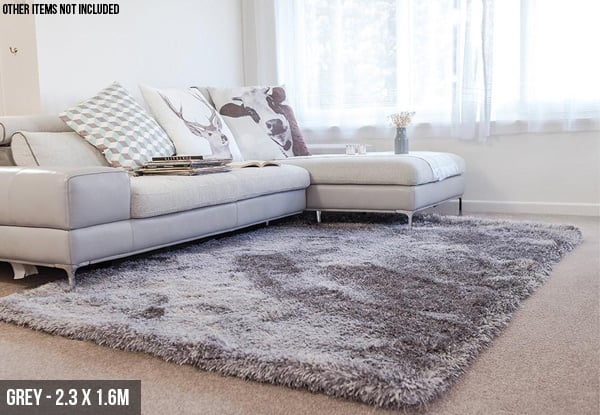 Dream Luxurious Shaggy Rug - Four Colours & Two Sizes Available