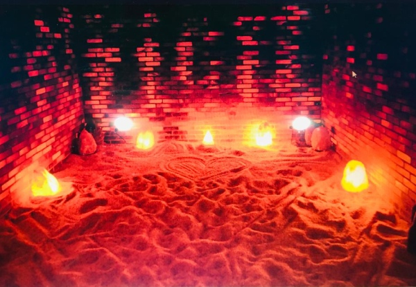 Xmas & New Year Special: One-Hour Salt Therapy Session for One Person - Options for Couple, Family of Five or Ten People