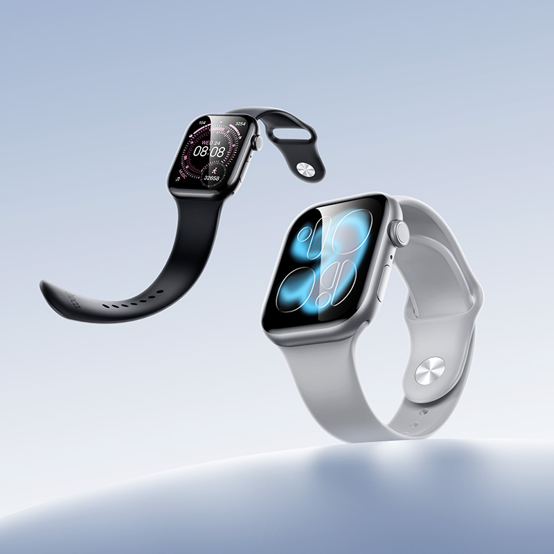 Nexus Pulse IPX6 Water-Resistant Smartwatch iOS Android Black