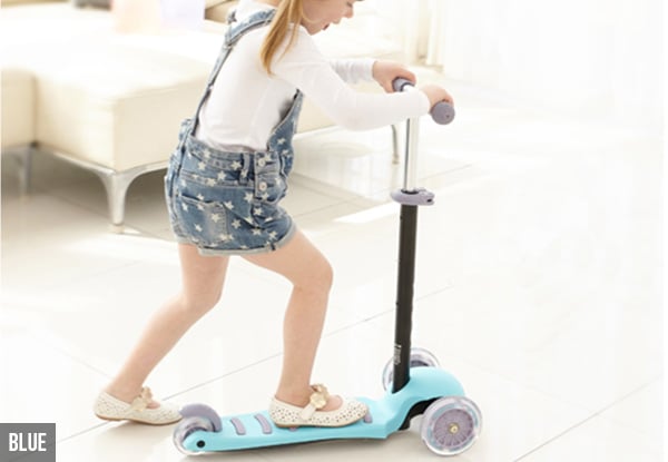 Three-in-One Kid's Scooter - Two Colours Available