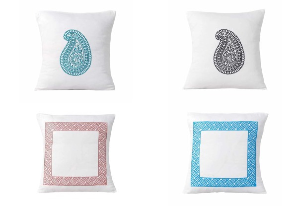 Embroidered Cushion Cover - Six Options Available