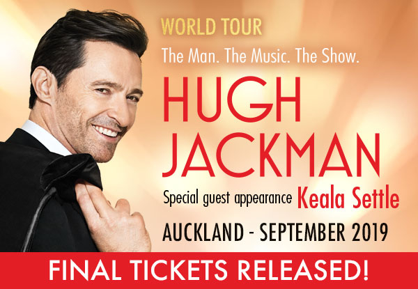 Final Release Ticket to Hugh Jackman at Spark Arena, Friday September 6th (Booking & Service Fees Apply)