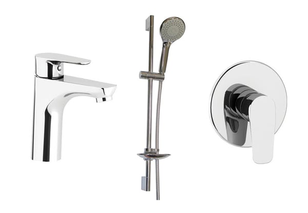$210 for an Eco Style Three-Piece Tapware Package incl. Urban Delivery (value $447)