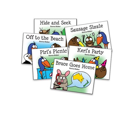 $20 for a Complete Set of Six Kiwi Critters Books by NZ Author Donna Blaber incl. Nationwide Delivery
