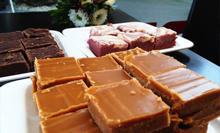 From $12 for a 10-Pack of Gourmet Fudge - Russian, Chocolate or Mixed – Pick Up In-Store or Delivered (value up to $24)