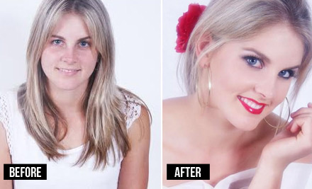 $69 for a Hollywood Makeover Photoshoot incl. an 8" x 12" Portrait Print & Two Wallet-Size Prints of One Image (value up to $395)