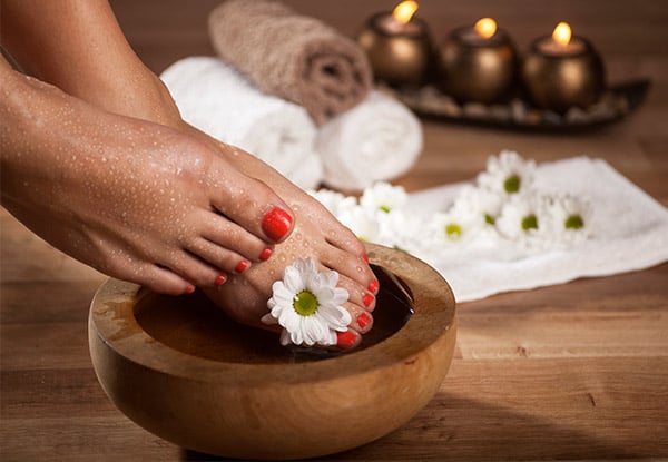 $39 for a 60-Minute Paraffin Deluxe Pedicure incl. Soak, Trim & Gel Polish