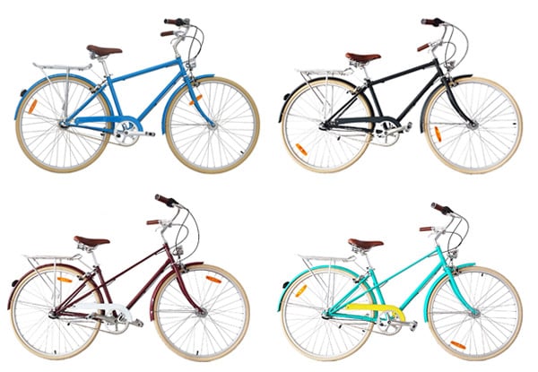 Classic Diamond Commuter Bicycle  - Option for a Mixte Urban Commuter Bicycle & Four Colours Available