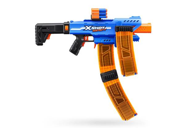 ZURU X-Shot Insanity S1 Motorised Clip Blaster with 72 Darts