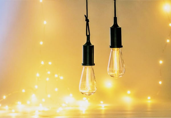 $9 for a Hanging Edison Light Bulb or $16 for Two