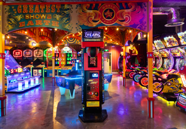 $25 Arcade Game Card at the Archie Brothers Wellington - Option for $35, $50 & $100 Arcade Game Cards