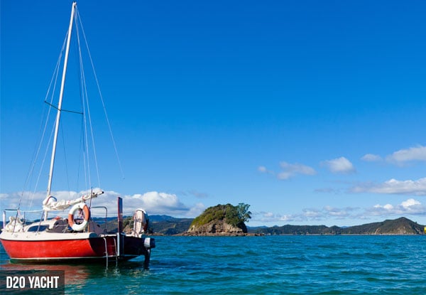 Per-Person Twin-Share Six-Day Learn to Sail & Sail Yourself Live Aboard Holiday for Two People in the Bay of Islands incl. Instructor - Options for a D20 or N25 Yacht