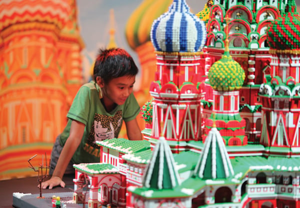 96 Hours ONLY - All remaining tickets to Brickman - Wonders of the World in LEGO® bricks, from 17th - 20th Jan 2019 - Any Day Pass at the Air Force Museum of New Zealand, Christchurch (Booking & Service Fees incl.)