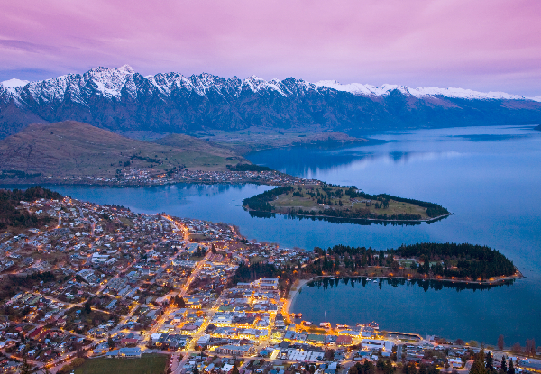 Four Star, One-Night Queenstown Getaway for Two People in a Standard Room incl. Welcome Drink, Express Start Breakfast, Unlimited Wifi, Parking, Late Checkout - Options for Two or Three Nights incl. Apres-Ski Voucher
