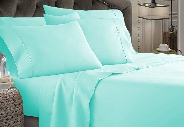 1800TC Ultra-Soft Microfibre Sheet Set - Seven Sizes & 10 Colours Available